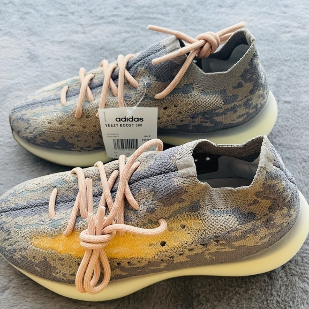 Adidas yeezy 380 mist reflective men size 8 - Picture 2 of 7
